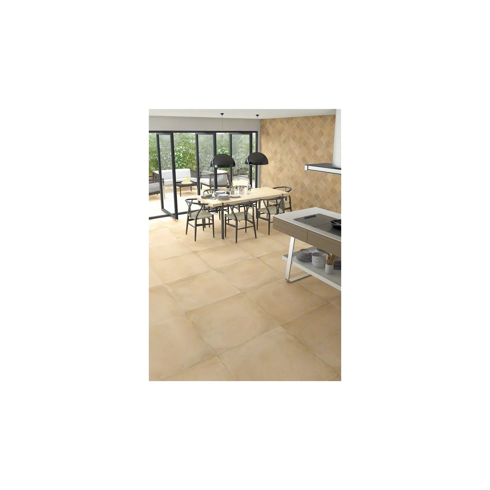 Carrelage grès cérame effet chaux Laverton