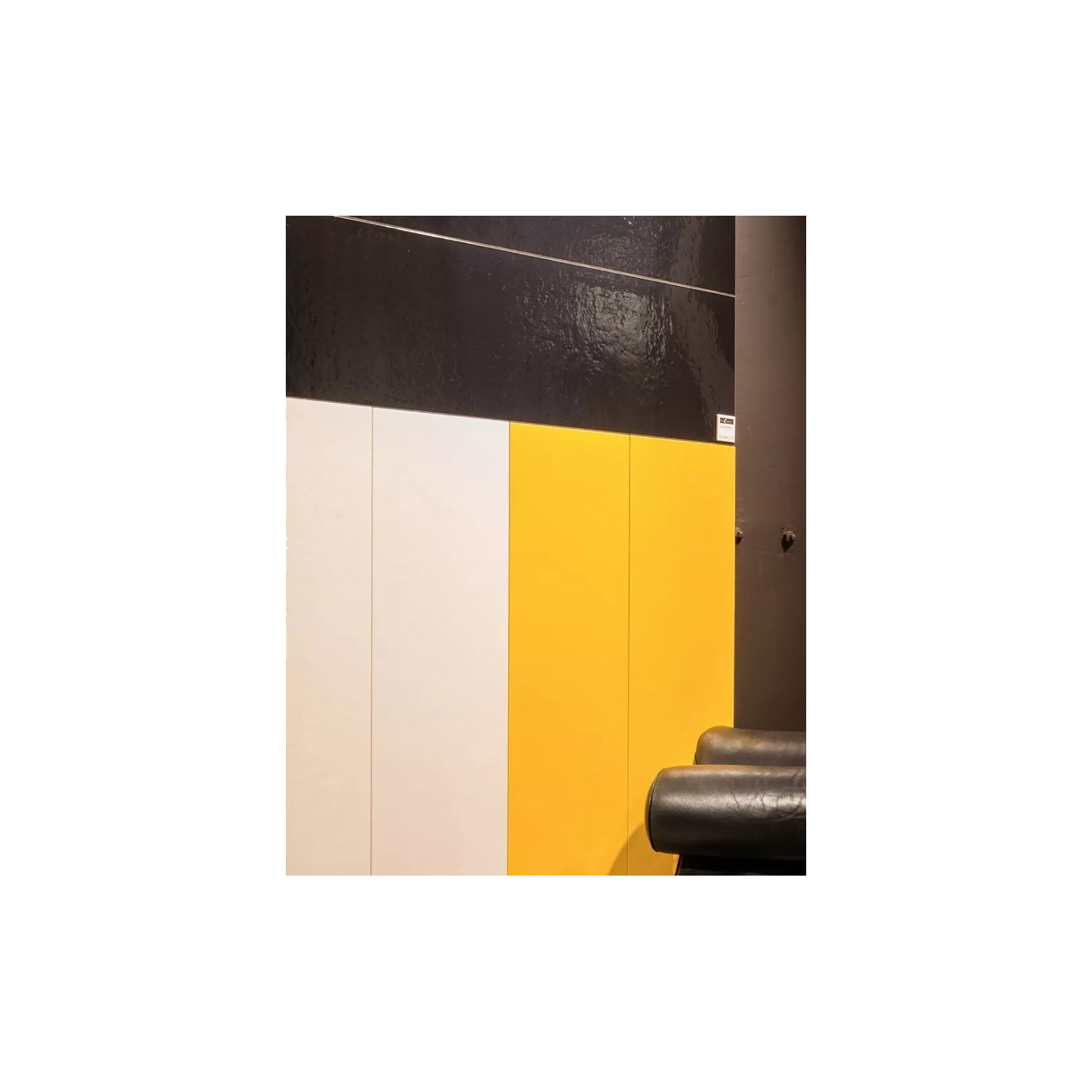 Carrelage mural faience Le Corbusier LCS1 uni brillant 120x30cm (12 couleurs)