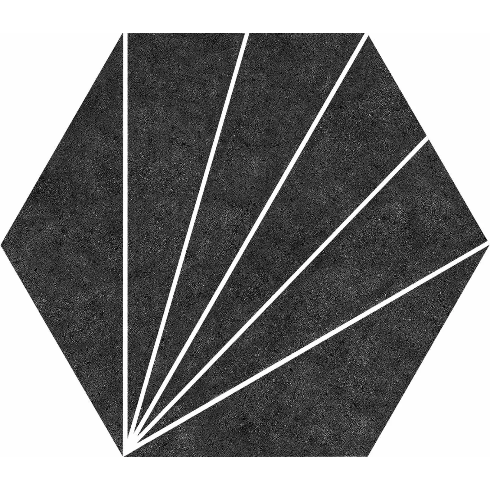 Carrelage grès cérame Hex 25 Aster, hexagone 25x22cm (14 couleurs)