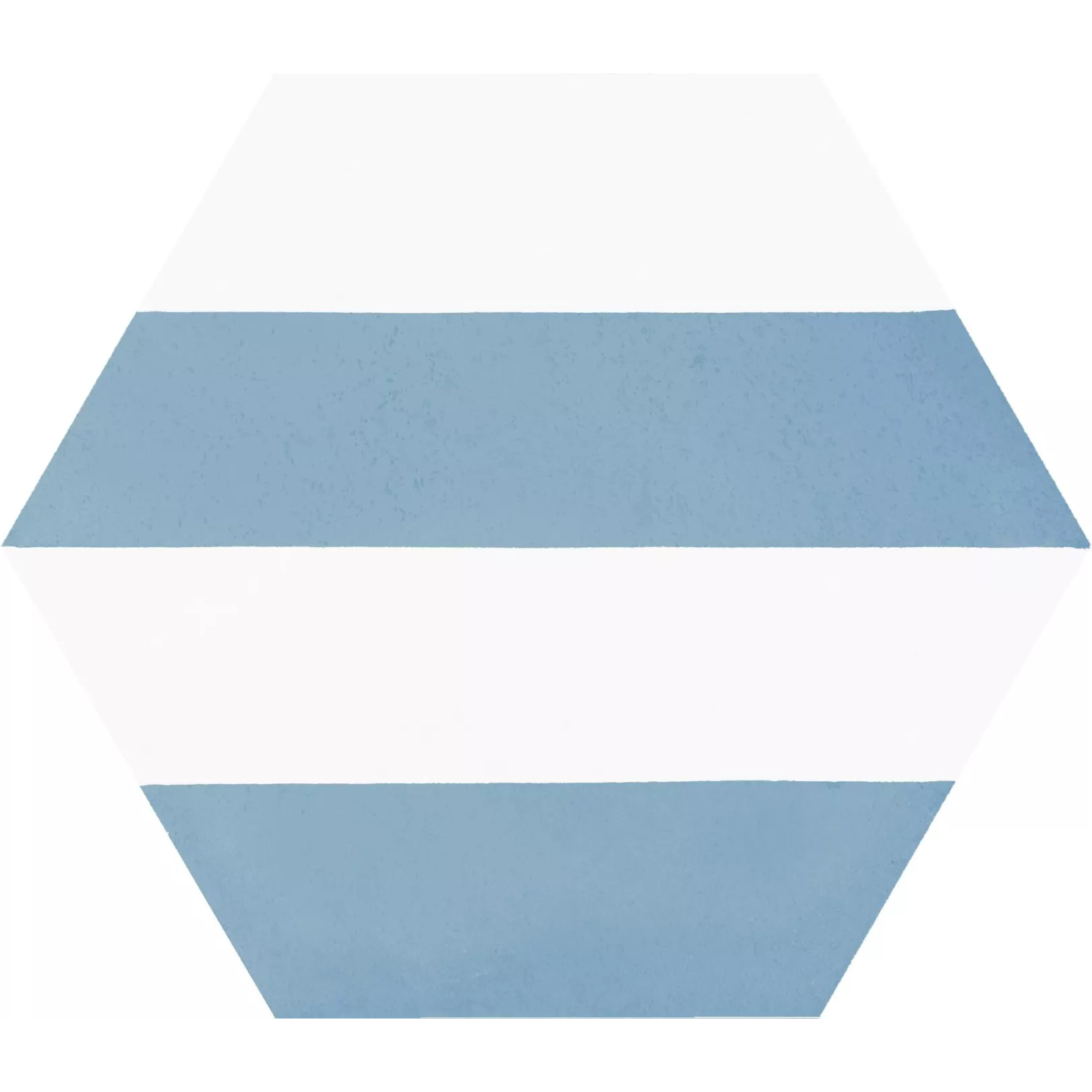 Carrelage grès cérame Hex 25 Porto Capri, hexagone 25x22cm Bleu