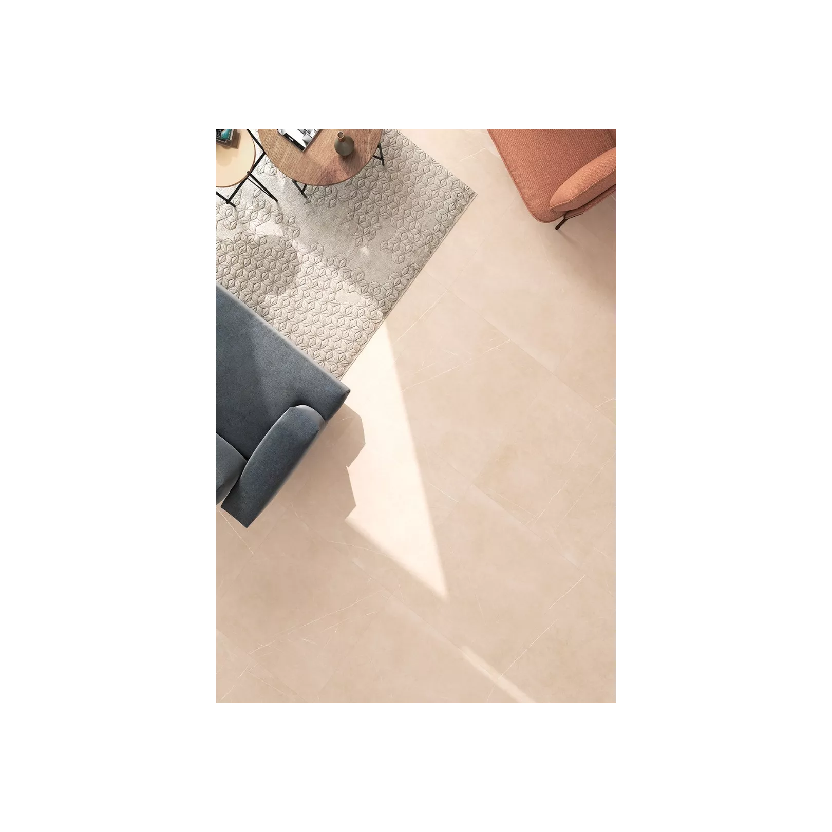 Carrelage grès cérame effet marbre pierre martelée Allure (4 couleurs, 11 formats)