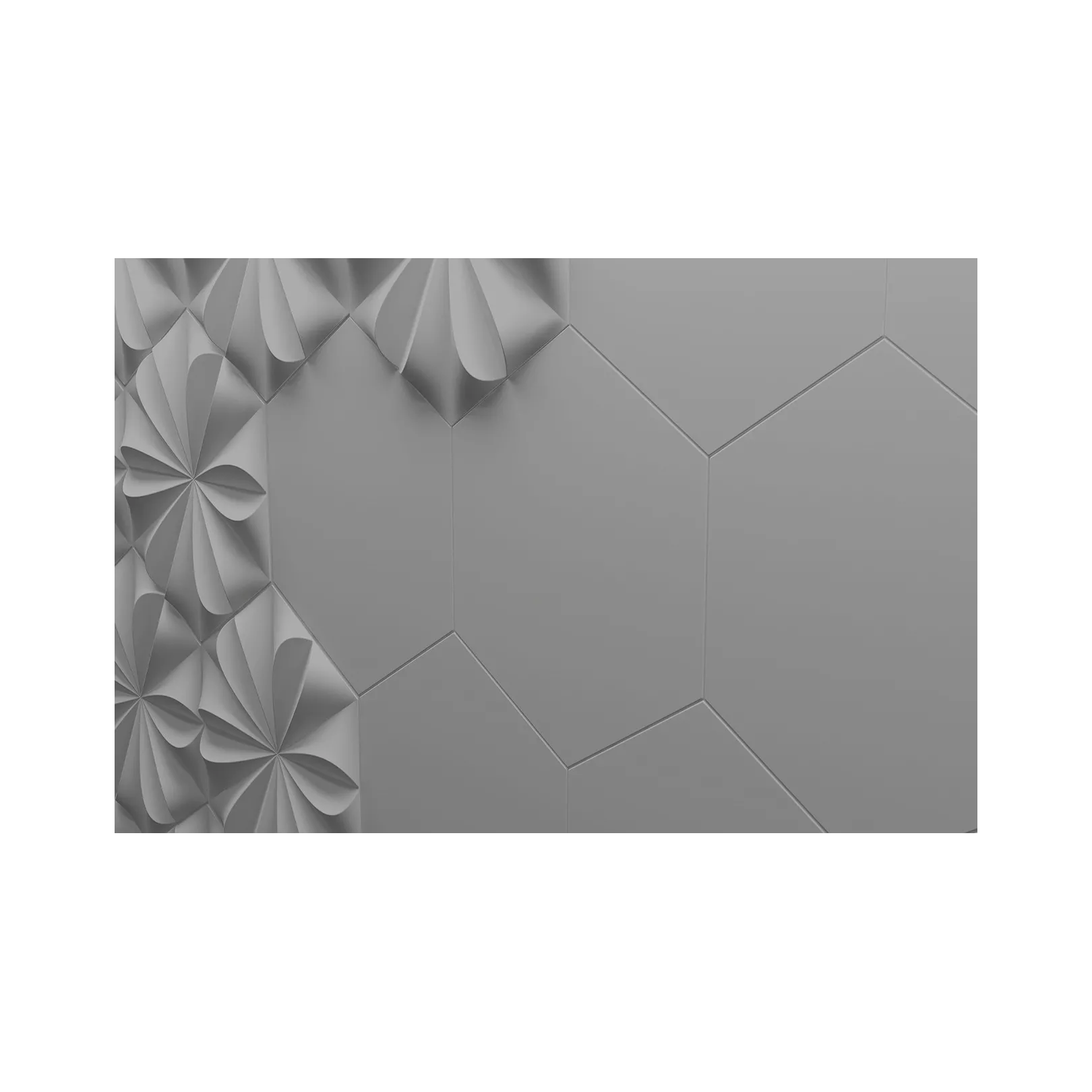 Faïence Hexa Liso hexagone côté 12,5cm (5 couleurs)