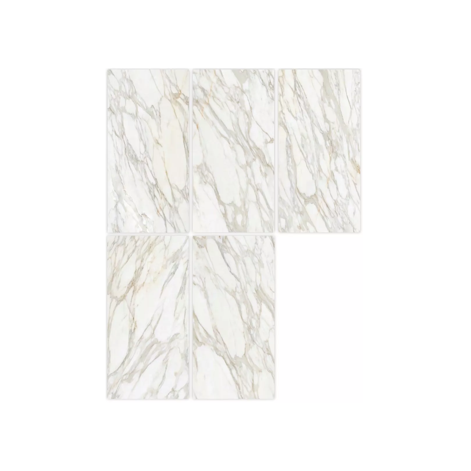 Carrelage grès cérame effet marbre Borghini poli