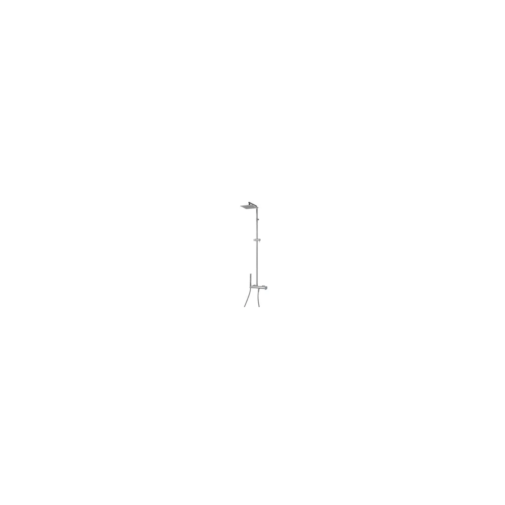 Colonne de douche externe Ran 2260 (mitigeur, inverseur, tête de douche 25x25cm et douchette) 
