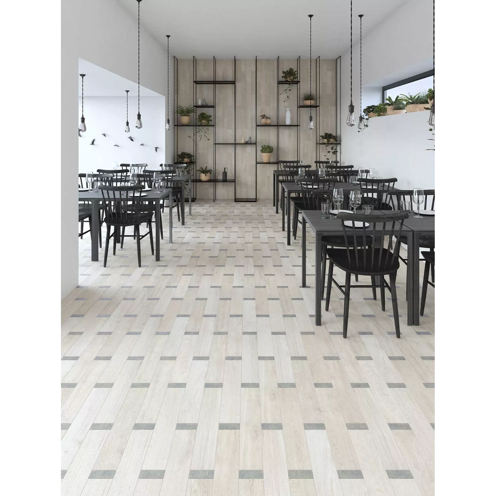 Carrelage grès cérame Love Affairs Contempo Strip 50x10cm effet bois parquet 