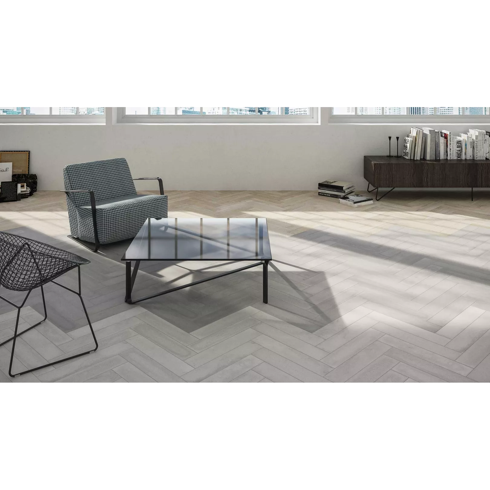 Carrelage grès cérame Love Affairs Contempo Strip 50x10cm effet bois parquet 