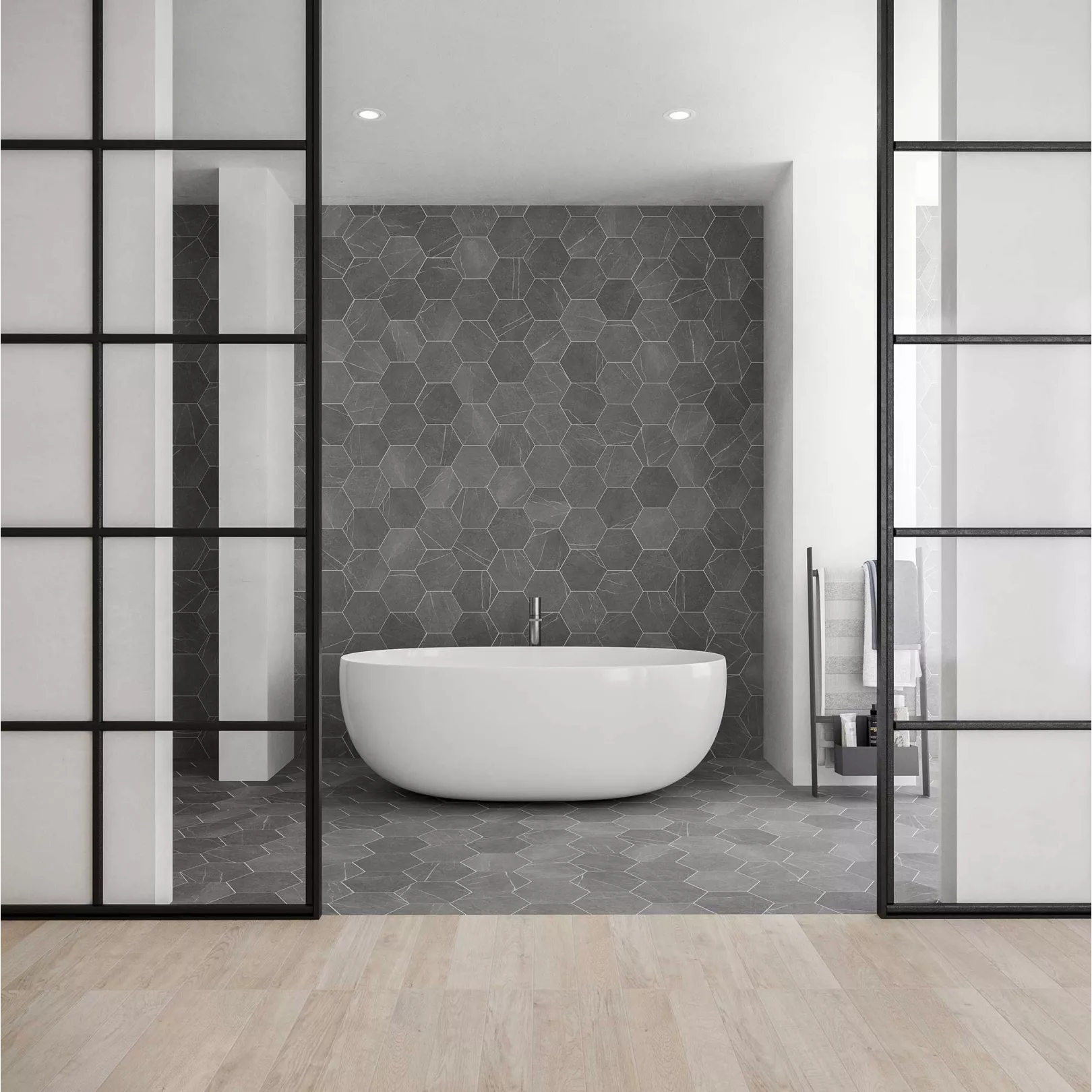 Carrelage grès cérame Love Affairs Contempo Strip 50x10cm effet bois parquet 
