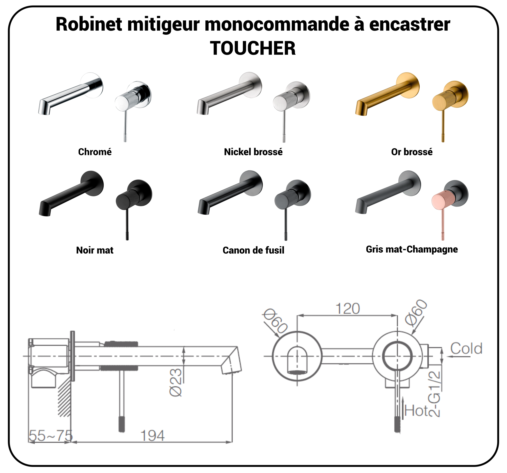 Robinetterie TOUCHER