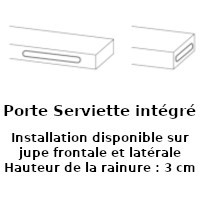 Porte Serviettes intégré