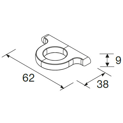 Poignée OMEGA BOUTON (x2)